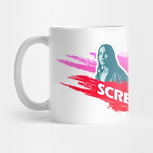 scream VI  (Scream 6) Melissa Barrera (Sam Carpenter) - Jenna Ortega (Tara Carpenter) scary horror movie graphic design by ironpalette Mug